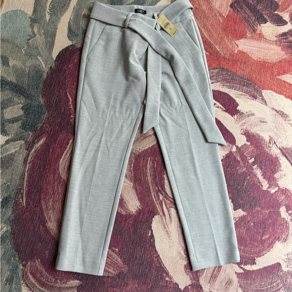 LOFT Light Gray Trousers